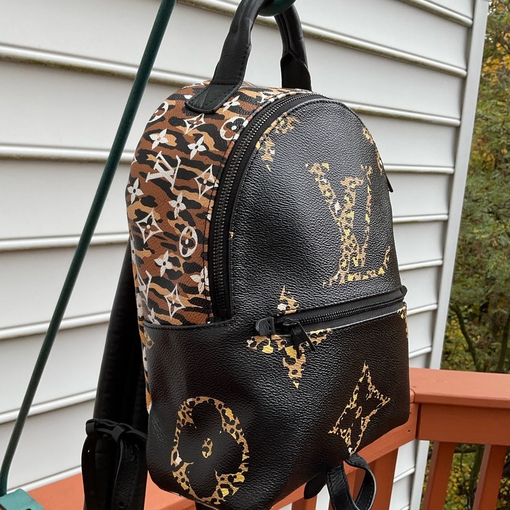 Louis Vuitton Monogram Jungle Palm Springs PM Leopard Backpack​​ - Picture 15 of 15